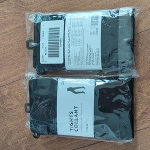 Brand new Reitmans Black tights, tall size